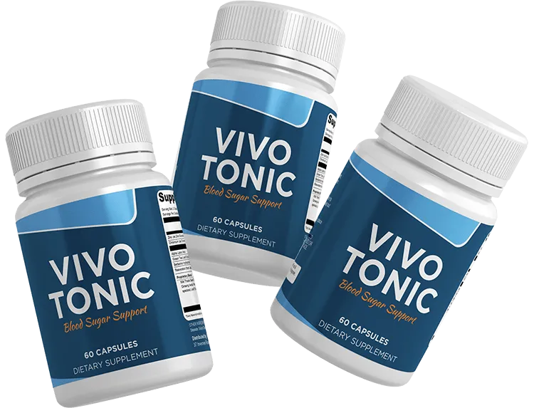 VivoTonic supplement bottles for blood sugar support